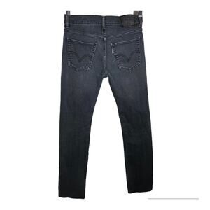 Levis Jeans White Tab 510 Super Skinny Denim Gray Black Boys 14 Regular 27 x 27
